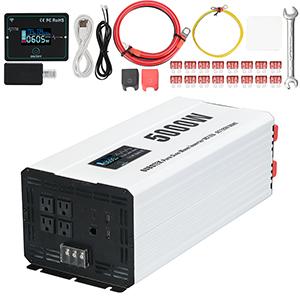 OUBOTEK OUBOINVER  Wireless 5000W Pure Sine Wave Inverter 12V-120V